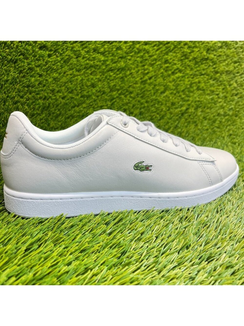 Lacoste Hydez 119 2 P Womens Size 8.5 Gray White Athletic Fashion Shoes Sneakers
